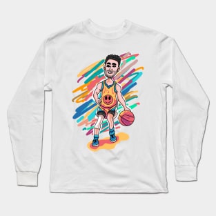 Portrait of Stephen Curry Long Sleeve T-Shirt